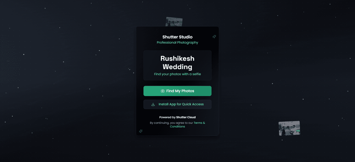 Shutter Finder Interface